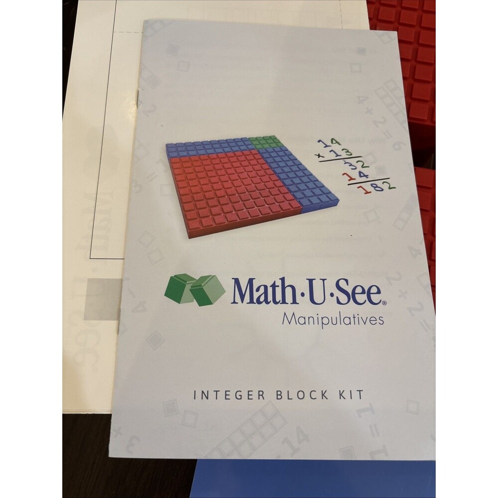 Math-U-See Manipulatives Integer Block Kit Complete Set 133 Blocks Math Learn - Picture 2 of 14